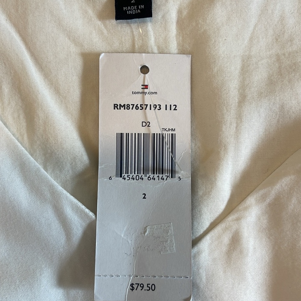 Tommy Hilfiger NEW Women's Sleeveless White Dress Size 2 - Picture 15 of 16
